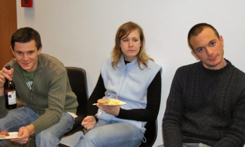 First meeting of PhD students – 27 March 2008
