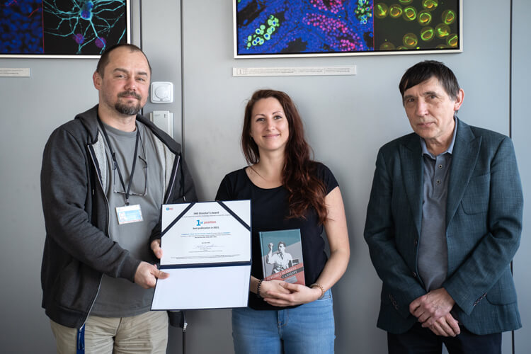 IMG Director’s Award for the best IMG papers in 2021- 1st place: P. Svoboda, Z. Loubalová