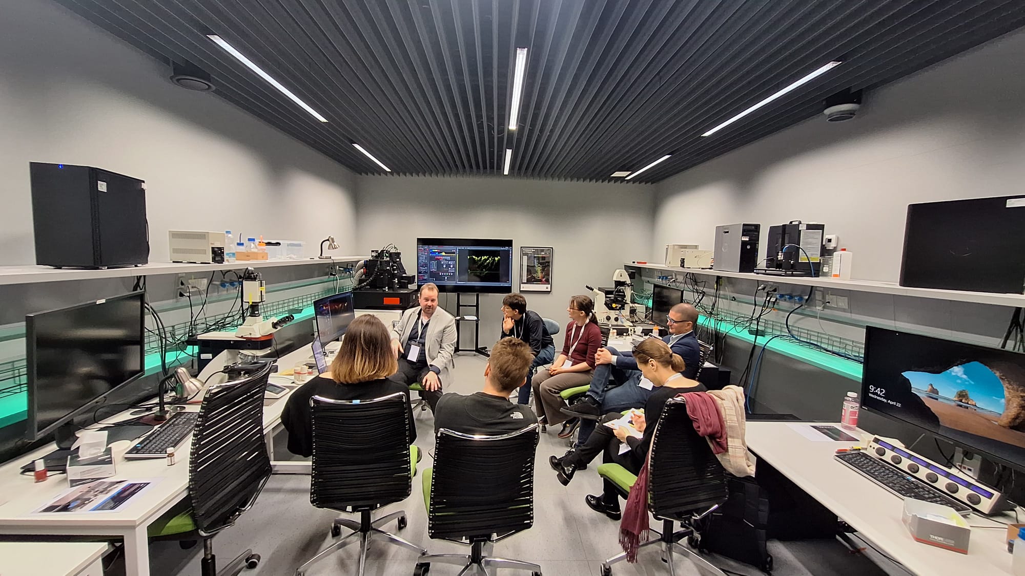 New Leika Microscope Training